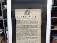 Ingelijste publicatie uit 1769 - afbeelding 2 van  5