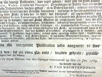 Ingelijste publicatie uit 1769 - afbeelding 4 van  5