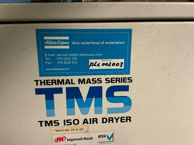 Ingersoll- rand tms 150 persluchtdroger - afbeelding 6 van  6