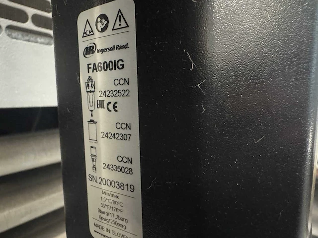 Ingersoll rand fa600ih filter (2x) - afbeelding 2 van  10