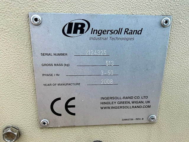 Ingersoll rand irn11k-tas-7 h schroefcompressor - afbeelding 5 van  13