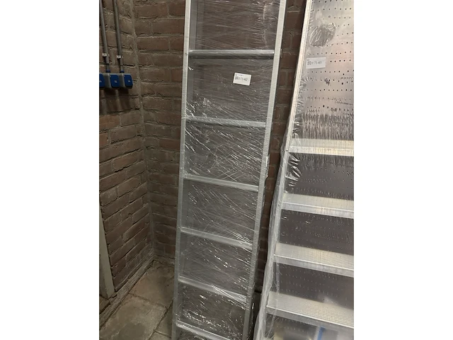Inhangladder met gefelste treden 10 treden zarges, saferstep lh 1041360 - afbeelding 3 van  4
