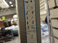 Inhangladders voor stellingkasten met gefelste treden 10 treden zarges, saferstep lh 1041360 - afbeelding 4 van  4