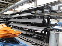 Inhoud draagarmstelling kavel p308 kokers, buizen en profielen in grote diversiteit, totaal ruim 300 stuks - afbeelding 1 van  2