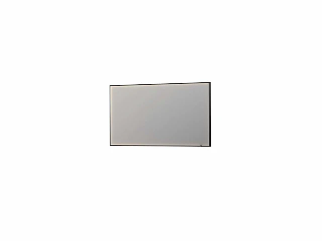 Ink 8409085 badkamer spiegel 140cm led horizontaal mat zwart - afbeelding 1 van  4