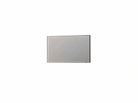Ink 8409085 badkamer spiegel 140cm led horizontaal mat zwart - afbeelding 1 van  4