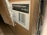 Ink aspekt wastafel dubbel wit 121cm - afbeelding 2 van  2