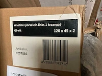 Ink aspekt wit links 0207036 wastafel 120 cm - afbeelding 2 van  3