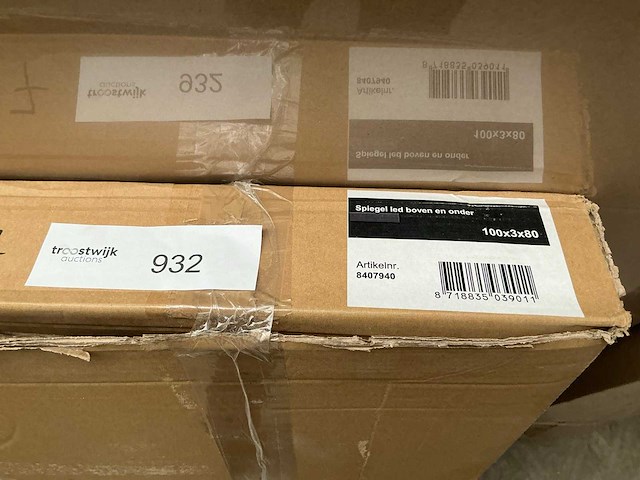 Ink badkamer spiegel led 100x80cm - afbeelding 3 van  4