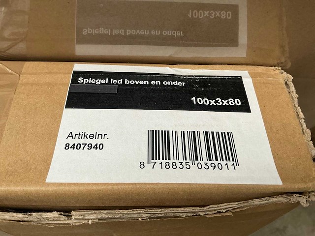 Ink badkamer spiegel led 100x80cm - afbeelding 4 van  4