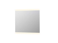 Ink badkamer spiegel led sp14 zwart 100x80cm - afbeelding 1 van  3