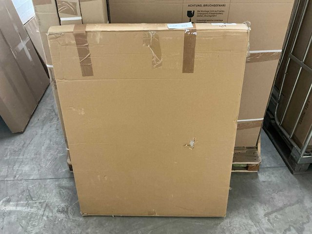 Ink badkamer spiegel led sp14 zwart 100x80cm - afbeelding 2 van  3