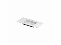 Ink calacatta mat wastafel 100cm - afbeelding 1 van  2