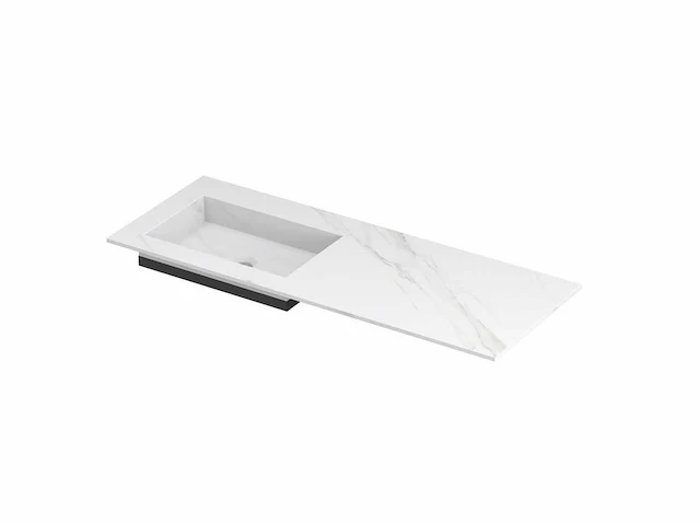 Ink calacatta mat wastafel 120cm - afbeelding 1 van  3