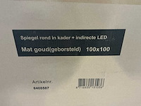 Ink ink sp17 spiegel met verlichting (100x100 cm) - afbeelding 2 van  2