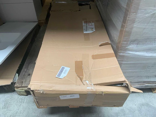 Ink lauren wastafel 140cm dubbel zwart - afbeelding 2 van  3