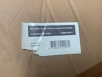 Ink lauren wastafel 140cm dubbel zwart - afbeelding 3 van  3