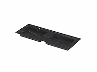 Ink post wastafel 120cm lauren black - afbeelding 1 van  3