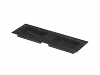 Ink post wastafel keramisch 140cm lauren black - afbeelding 1 van  3
