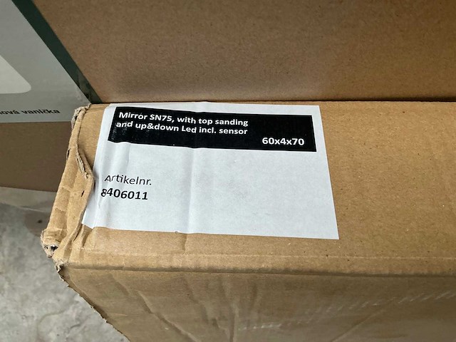 Ink sn75 badkamer spiegel led 60x70cm - afbeelding 3 van  3