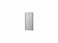 Ink sp 32 spiegel rechthoek led geborsteld metal black - afbeelding 1 van  4