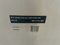Ink sp17 spiegel met verlichting (100x100 cm) - afbeelding 2 van  2