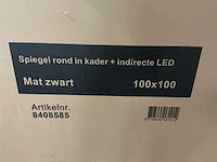 Ink sp17 spiegel met verlichting (100x100 cm) - afbeelding 2 van  2