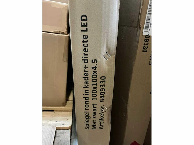 Ink sp24 met kader - direct led verlichting rondom (100 ø cm) - afbeelding 2 van  2