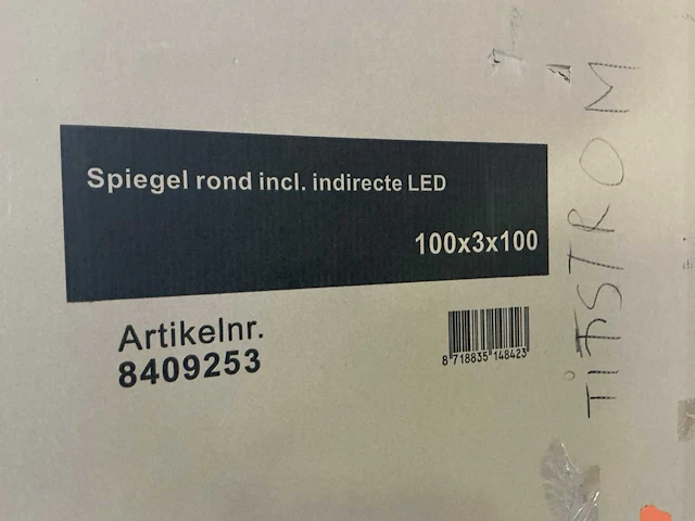 Ink sp25 spiegel met verlichting (100x100 cm) - afbeelding 2 van  2