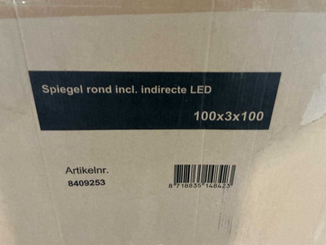Ink sp25 spiegel met verlichting (100x100 cm) - afbeelding 2 van  2