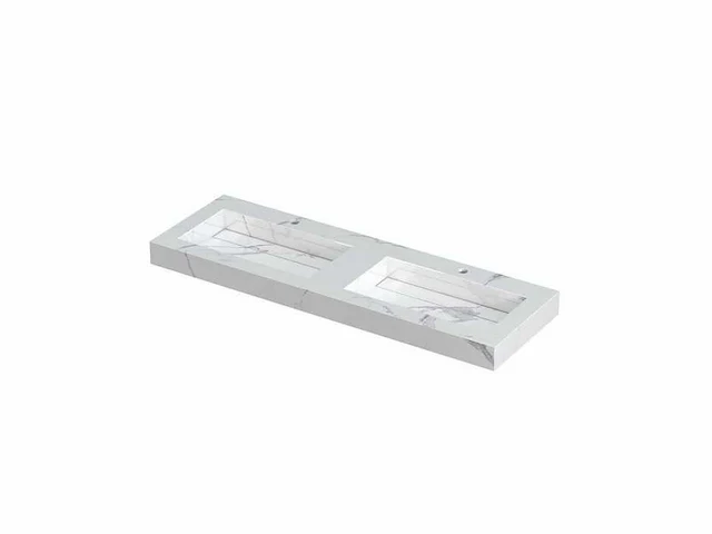 Ink statuario gl wastafel 140cm - afbeelding 1 van  3