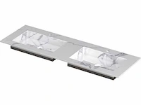 Ink statuario glans wastafel 140cm - afbeelding 1 van  3