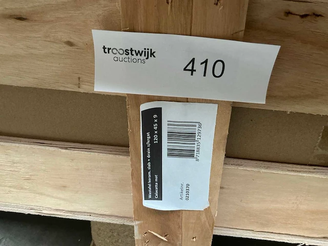 Ink wastafel calacatta matt 120cm - afbeelding 2 van  3