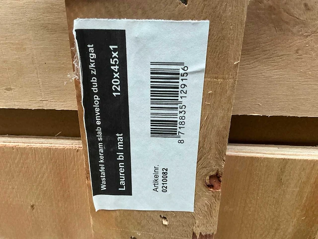 Ink wastafel lauren blanc 120cm - afbeelding 4 van  4