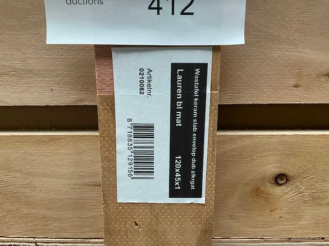 Ink wastafel lauren blanc 120cm - afbeelding 3 van  4
