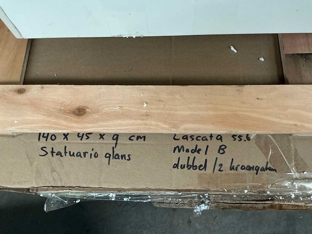 Ink wastafel statuario 120cm - afbeelding 7 van  8