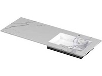 Ink wastafel statuario 120cm - afbeelding 1 van  4