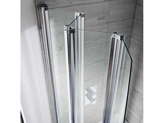 Inklapbare badwand 865x1390mm easy clean - afbeelding 2 van  3