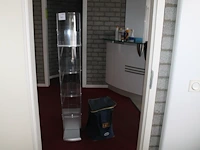 Inklapbare folderdisplay zip met hoogte 150 cm in tas. - afbeelding 1 van  3