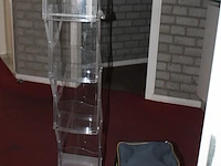 Inklapbare folderdisplay zip met hoogte 150 cm in tas. - afbeelding 2 van  3