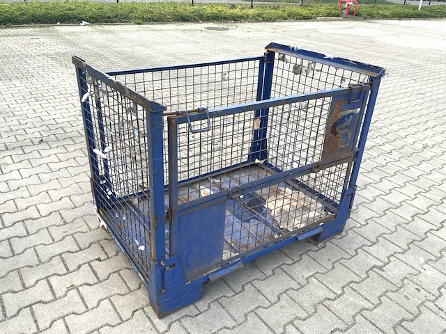Inklapbare gitterbox 1230x820x970mm (4x) - afbeelding 1 van  13