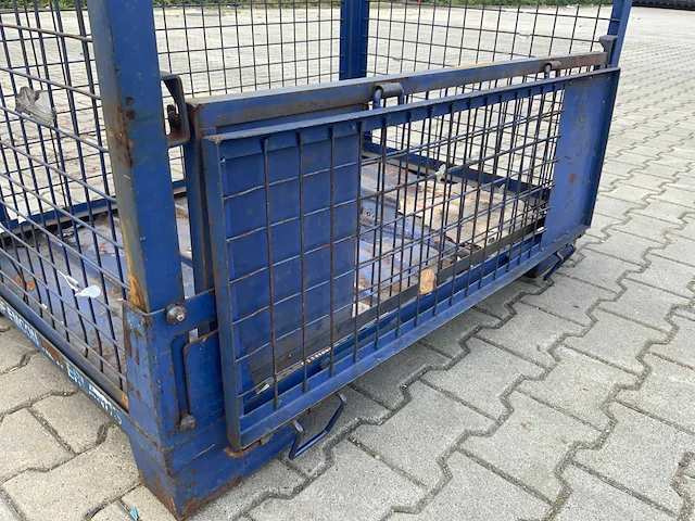 Inklapbare gitterbox 1230x820x970mm (4x) - afbeelding 3 van  13