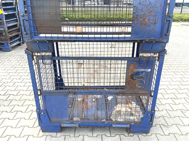 Inklapbare gitterbox 1230x820x970mm (4x) - afbeelding 10 van  13