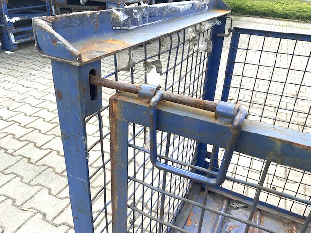 Inklapbare gitterbox 1230x820x970mm (8x) - afbeelding 7 van  13