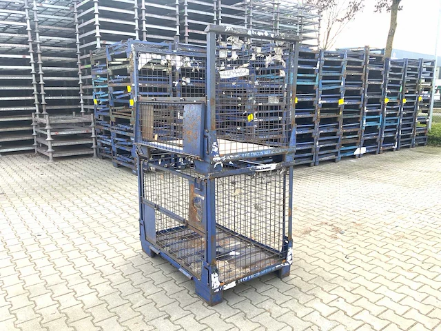 Inklapbare gitterbox 1230x820x970mm (8x) - afbeelding 9 van  13