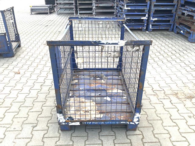 Inklapbare gitterbox 1230x820x970mm (8x) - afbeelding 10 van  13