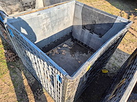 Inklapbare kunststof opslagbakken (5x) - afbeelding 8 van  12