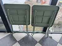 Inklapbare metalen tafel (2x) - afbeelding 4 van  4
