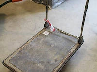 Inklapbare plateauwagen met plateau 62 x 90 cm. - afbeelding 2 van  2