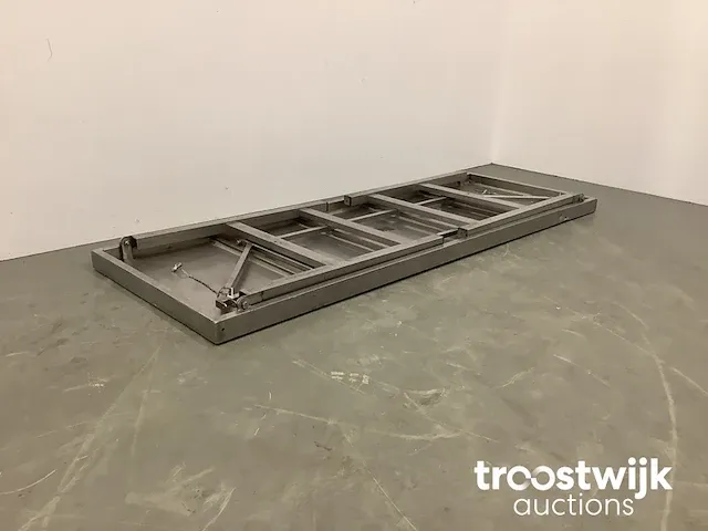 Inklapbare rvs werktafel - afbeelding 5 van  5